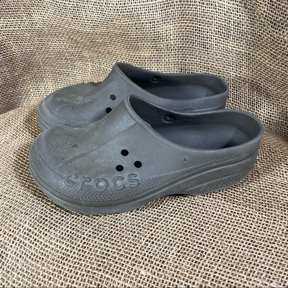 CROCS Brown Kids Slip On Clog Casual Shoe Sandal